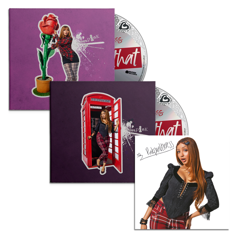 Pinkpantheress fancythatサイン入りアルバム Fancy That' Pink & Purple CD Bundle (Signed